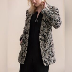 Club Monaco | Tamika Print Long Blazer Jacket